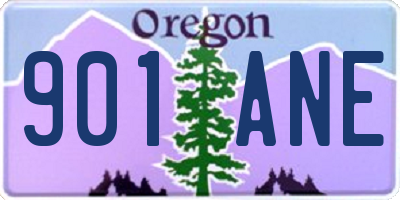 OR license plate 901ANE