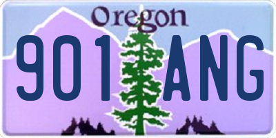 OR license plate 901ANG