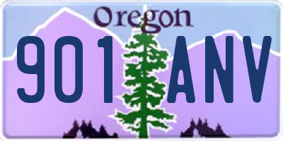 OR license plate 901ANV