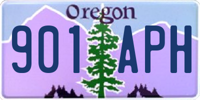 OR license plate 901APH
