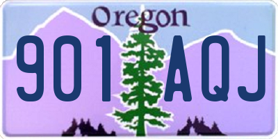 OR license plate 901AQJ
