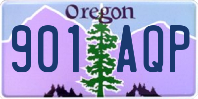 OR license plate 901AQP
