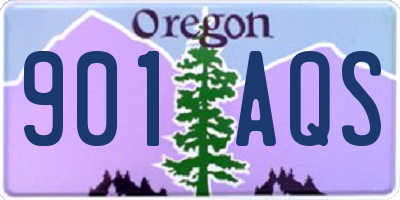 OR license plate 901AQS