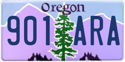 OR license plate 901ARA
