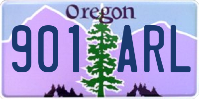 OR license plate 901ARL