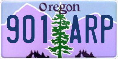 OR license plate 901ARP