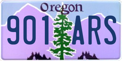 OR license plate 901ARS