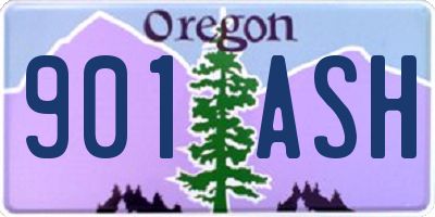 OR license plate 901ASH
