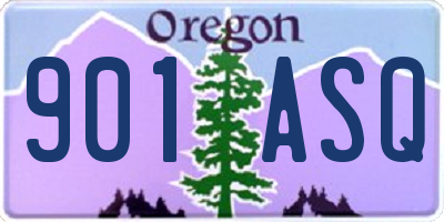 OR license plate 901ASQ