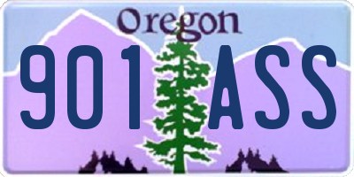 OR license plate 901ASS