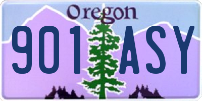 OR license plate 901ASY