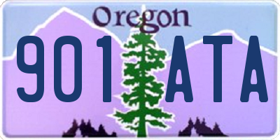 OR license plate 901ATA