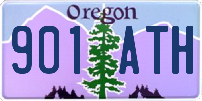OR license plate 901ATH