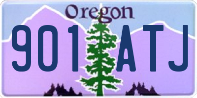 OR license plate 901ATJ