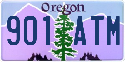 OR license plate 901ATM