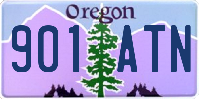OR license plate 901ATN