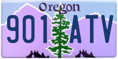 OR license plate 901ATV