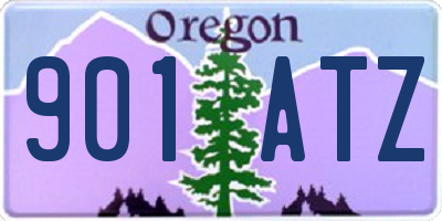 OR license plate 901ATZ