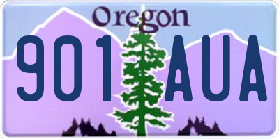OR license plate 901AUA