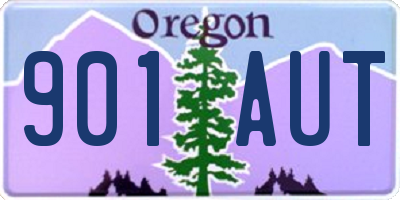 OR license plate 901AUT