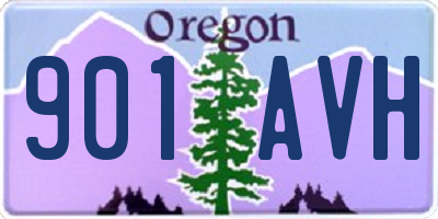 OR license plate 901AVH