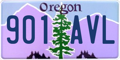 OR license plate 901AVL