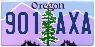 OR license plate 901AXA