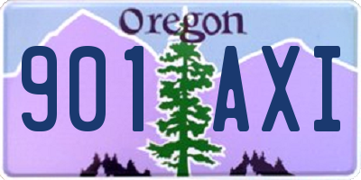 OR license plate 901AXI