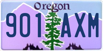 OR license plate 901AXM