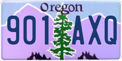 OR license plate 901AXQ