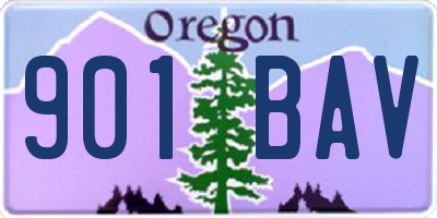 OR license plate 901BAV