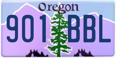 OR license plate 901BBL
