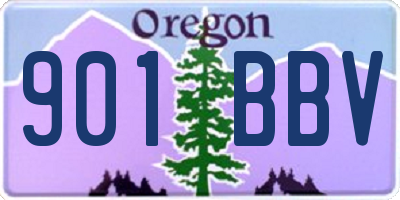 OR license plate 901BBV