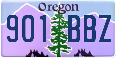 OR license plate 901BBZ