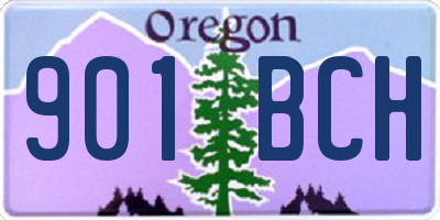 OR license plate 901BCH