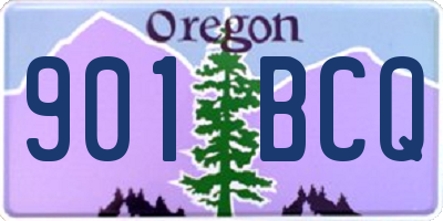OR license plate 901BCQ