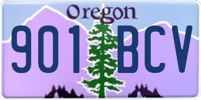 OR license plate 901BCV