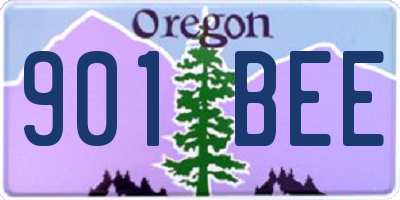 OR license plate 901BEE