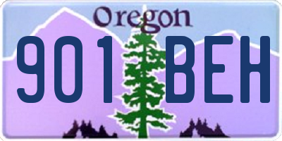 OR license plate 901BEH