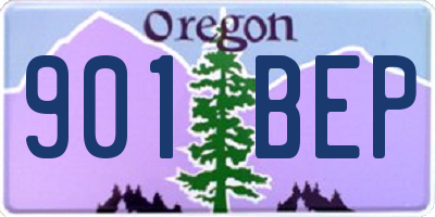 OR license plate 901BEP
