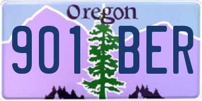 OR license plate 901BER