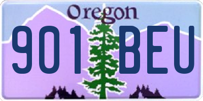 OR license plate 901BEU
