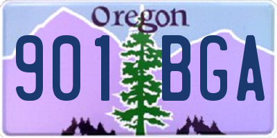 OR license plate 901BGA