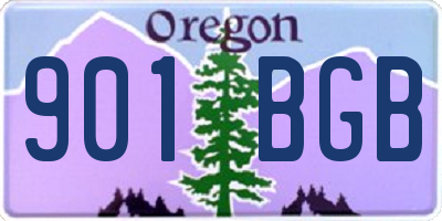 OR license plate 901BGB