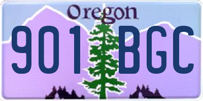 OR license plate 901BGC