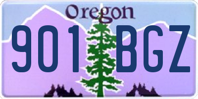 OR license plate 901BGZ