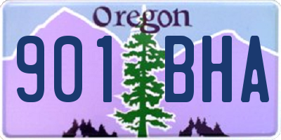 OR license plate 901BHA