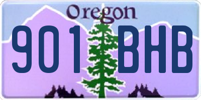 OR license plate 901BHB