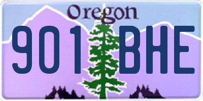 OR license plate 901BHE