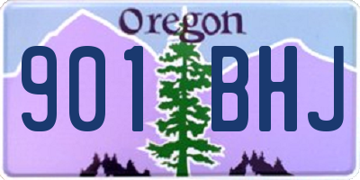 OR license plate 901BHJ